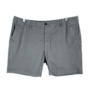 BearBottom Clothing Chino Shorts Mens 2XL Gray Elastic Waist Stretch Pockets